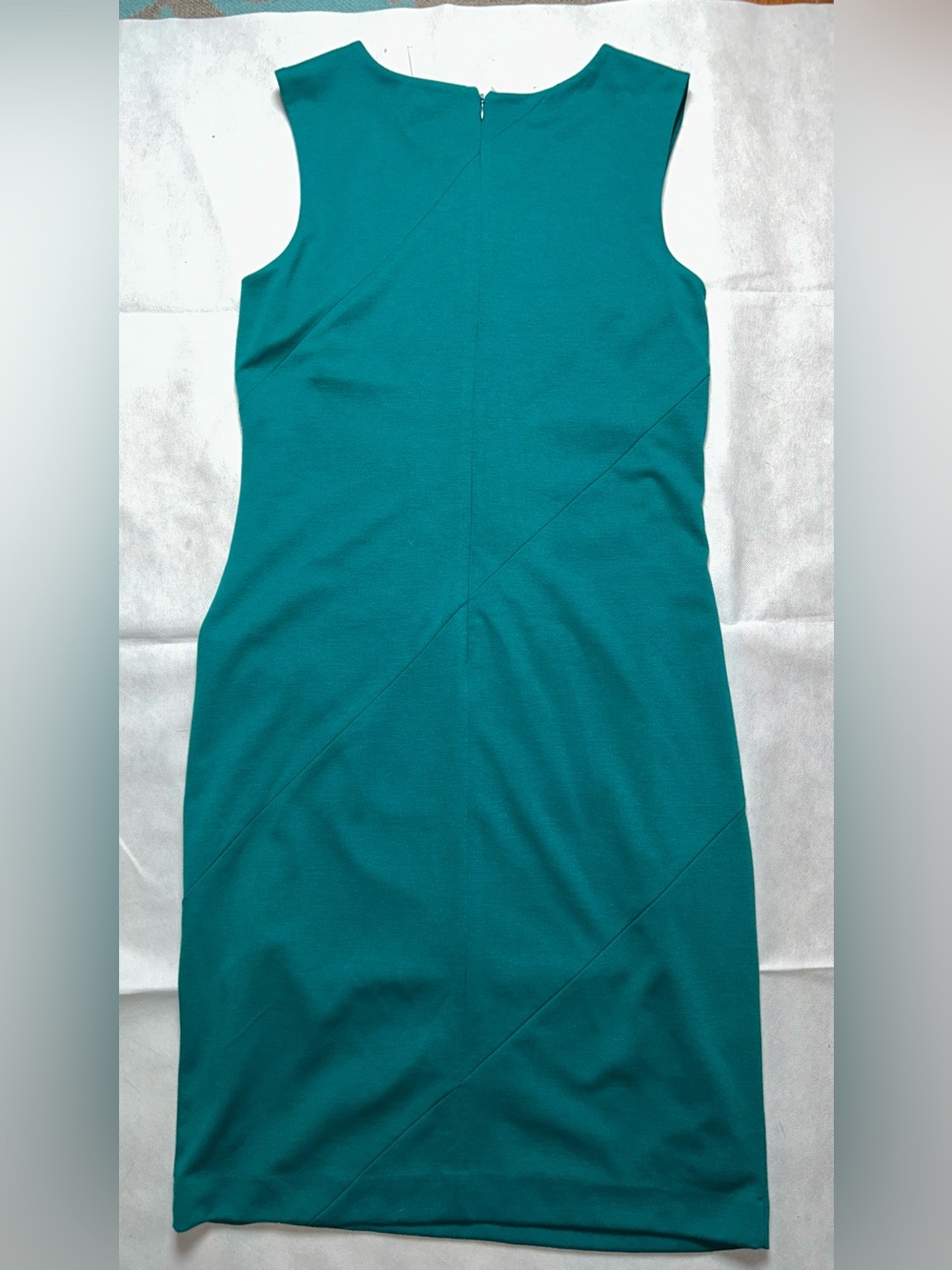 Banana Republic green sleeveless fitted dress size 12 - Picture 4 of 4